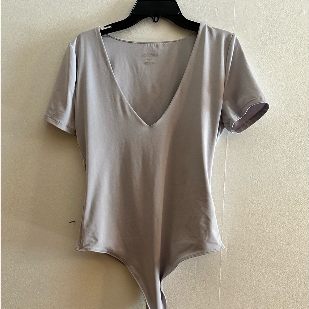 SWS Contour Bodysuit short sleeve lilac color